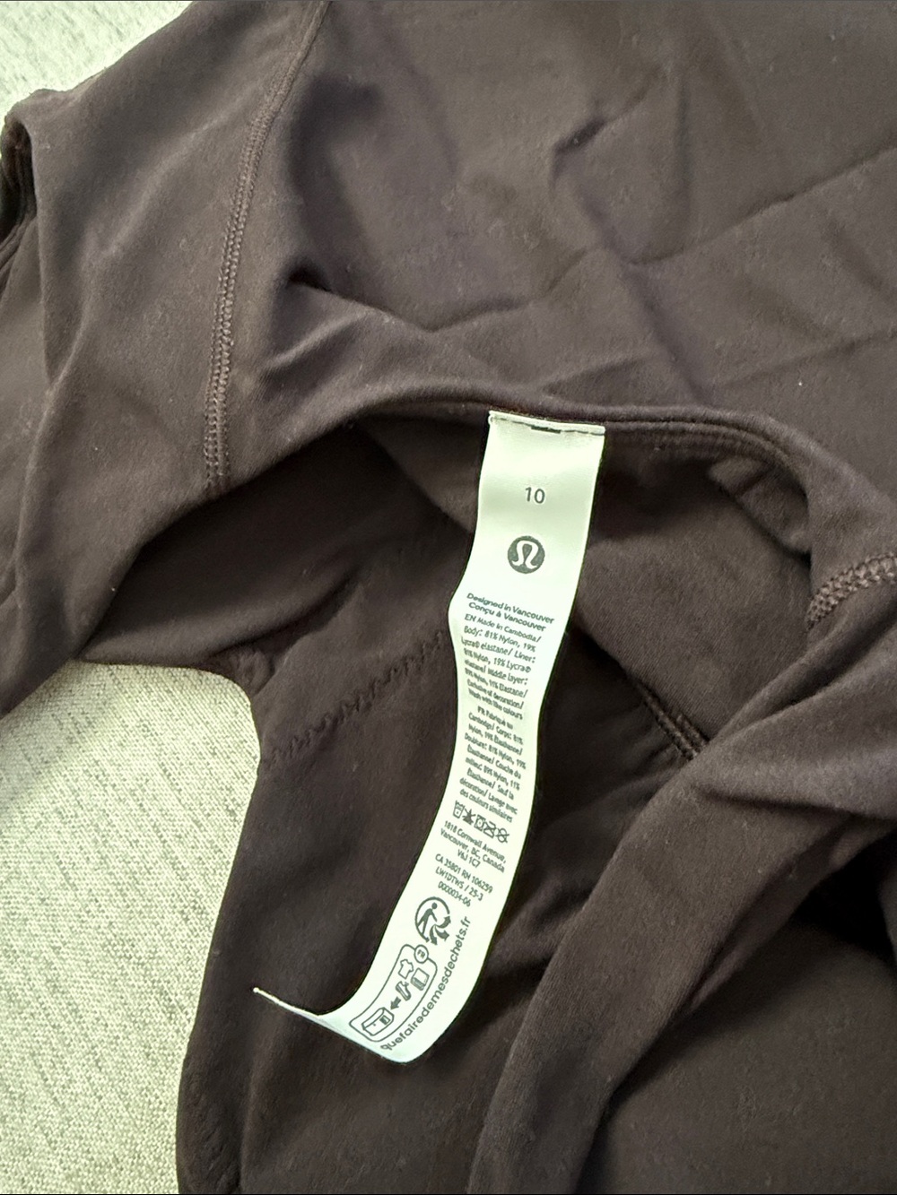 lululemon athletica Sequoia Brown Align  Light-Support Sports Bra - Picture 4 of 5